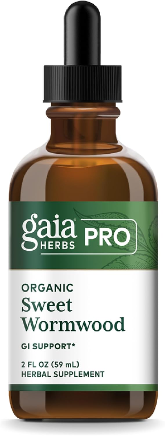 GAIA HERBS PRO Sweet Wormwood - Digestive Health & Elimination Support - Vegan, Gluten-Free & Dairy-Free - 2 fl oz (71 Servings)