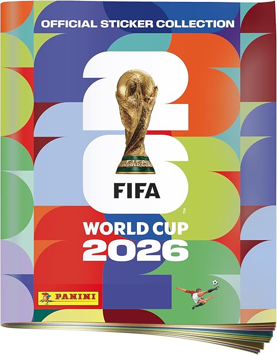 Panini Çıkartma albümü FIFA Dünya Kupası 2026, çok renkli