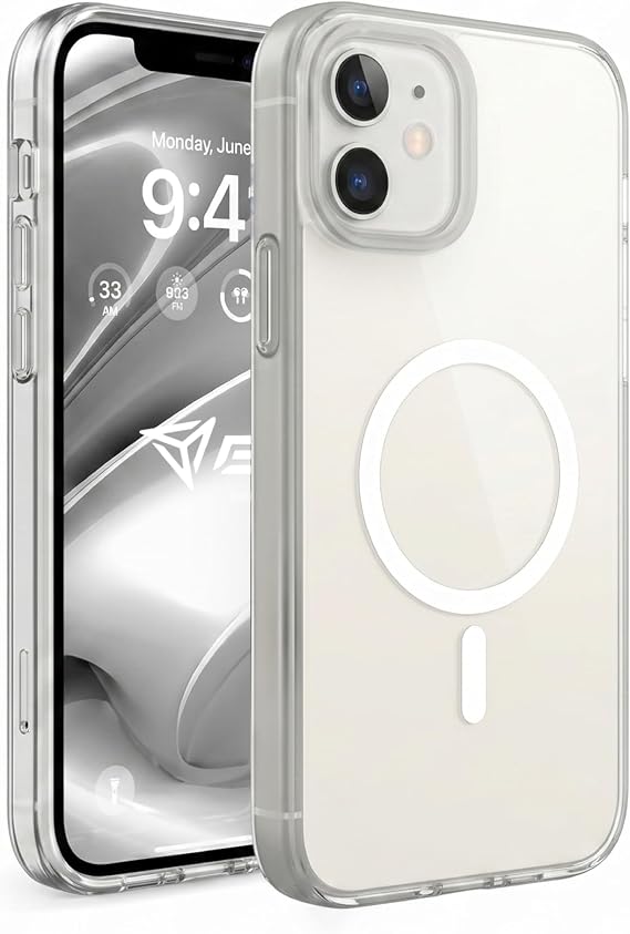 Babylonian iPhone Magsafe Compatible Transparent Hard Crystal Mica Yellowproof Case (iPhone 11)