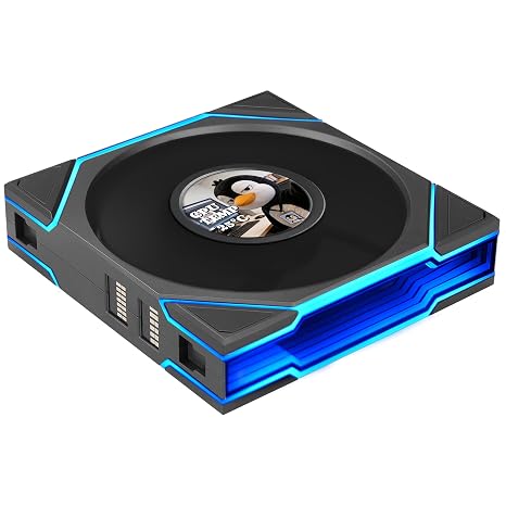 Lian Li UNI FAN TL LCD FLEX Kablosuz, ARGB ve LCD Ekranlı - Reverse Blade Ters Kanatlı 120mm, Siyah