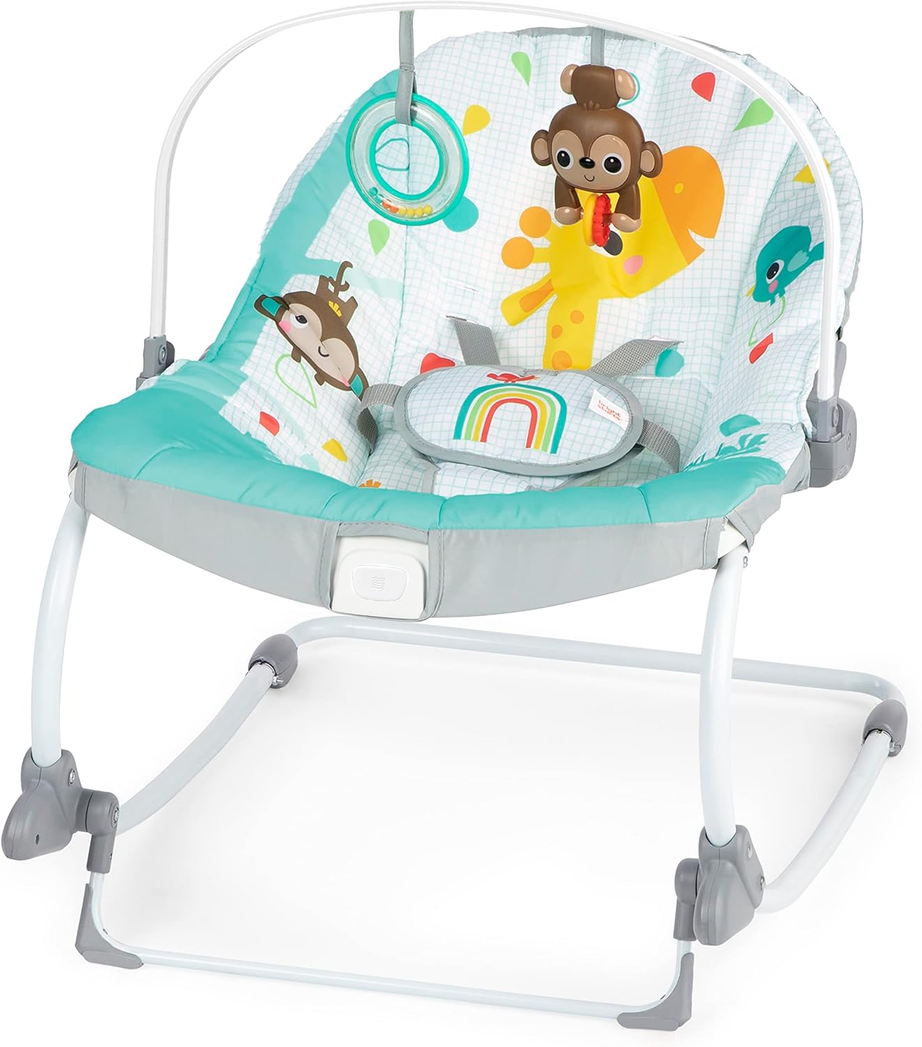 Bright Starts Wild Vibes Bebekten Yürüyen Yürüyen Yürüyen Rocker'a, Titreşimli, Unisex, Yenidoğan +