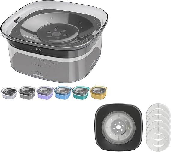 UPSKY 70oz Dog Water Bowl and Replacement Floating Disk