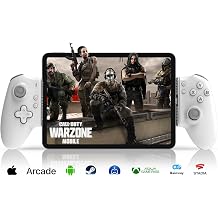 Koiiko Type C Mobile Gaming Controller for Tablet/iPad(Within 6.7-11 in) USB C Gamepad with Hall Joysticks/Hall Trigger/Turbo/Back keys, Remote Play for PS5/PS4/Xbox/PC Consoles, Cloud Game, Emulator
