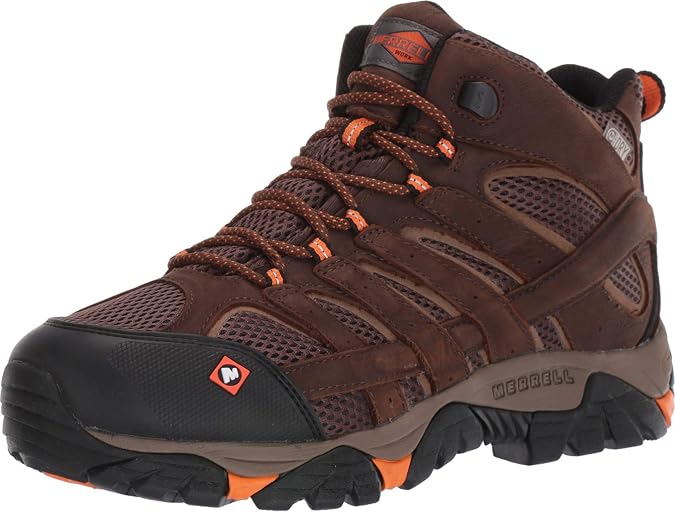 Merrell mens Moab Vertex Mid Waterproof Composite Toe Shoes