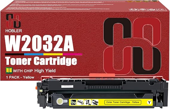 415A Toner Cartridges Compatible for HP W2030A W2031A W2032A W2033A Toner Cartridge Work for HP M454dn M454dw M454nw MFP M479dw M479fdn M479fdw M479fnw Printers 1 Yellow Pack