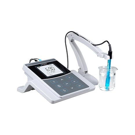 Apera Instruments AI521 PH800 Laboratory Benchtop pH Meter Kit, 0.01 pH Accuracy, GLP Data Management USB output, BNC connector