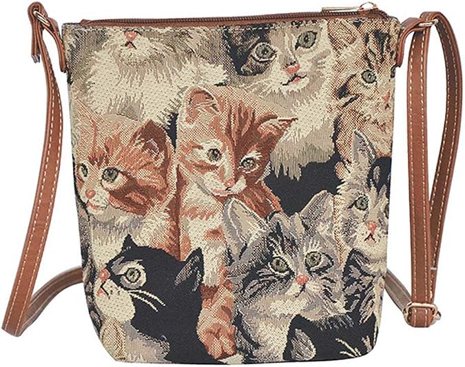 Signare Tapestry Cross-body Satchel Bag/Lightweight Purse