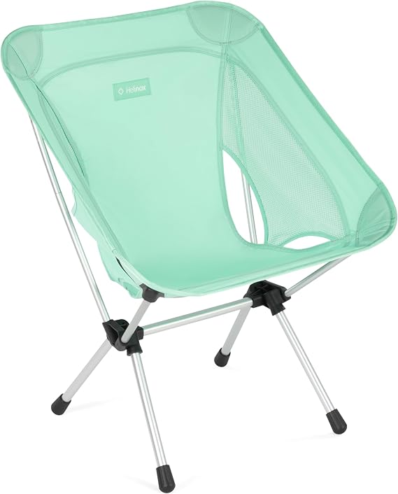 Helinox Chair One (re) High-Performance Camping Chair, Lightweight Compact Collapsible Outdoor Chairs, Backpacking, Picnic, Adventures, Biscay Green
