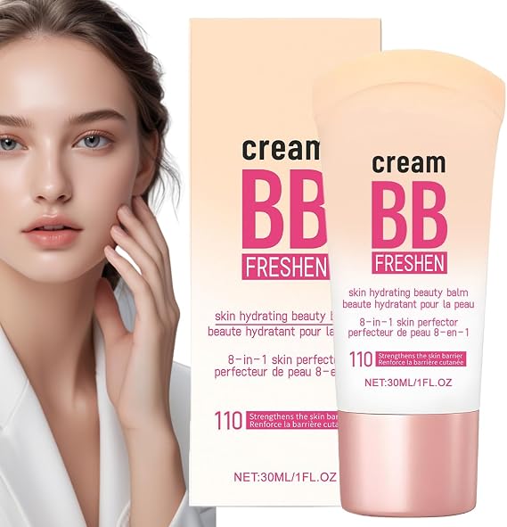 Face Make Up Foundation, 30 ml BB Cream Moisturising Cream with Colour, Casing Brightening Colour, Moisturiser for Daily Women's Beauty Make-Up Face