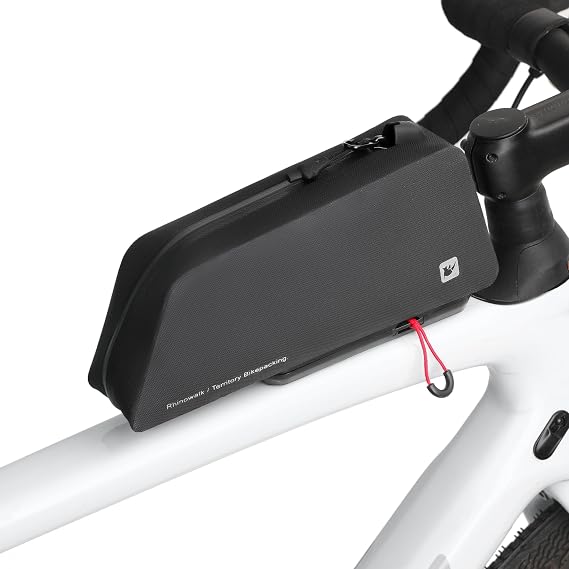 Top Tube Bag Bicycle 1L for Bicycle Frame Waterproof with Quick Attachment Frame Bag Bicycle for Road Bike Mountain Bike Gravel Bike Practical Triangle Bag