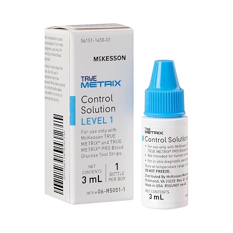 McKesson TRUE METRIX Control Solution Level 1, 3 mL, 24 ct