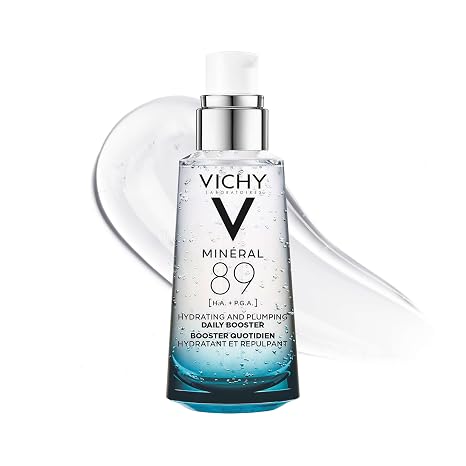 Vichy Mineral 89 Booster, Hyaluronic Acid Serum, Skin Barrier Repair