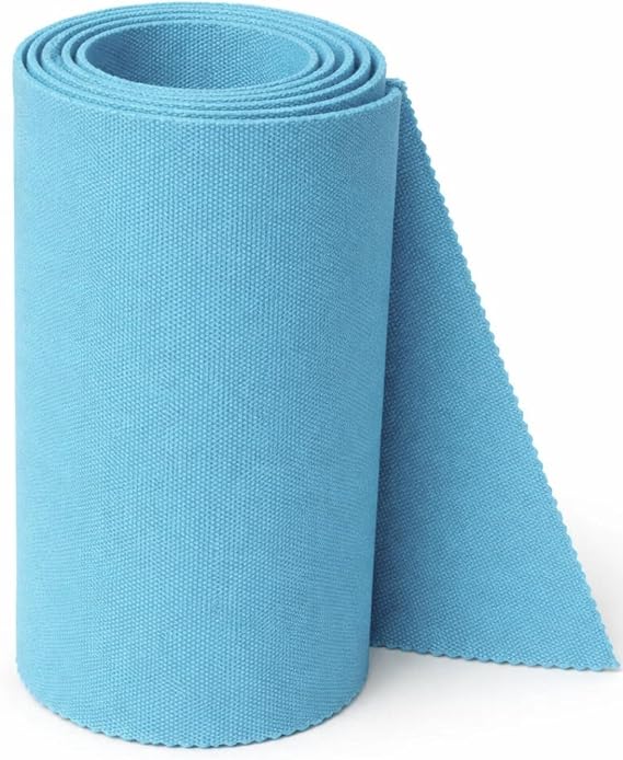 10 oz Dyed Canvas - Zen Plus Fabric, 58-Inch Wide, for Upholstery, Pouches, Bags, and Craft Projects (Capri Blue, 50 Yard)