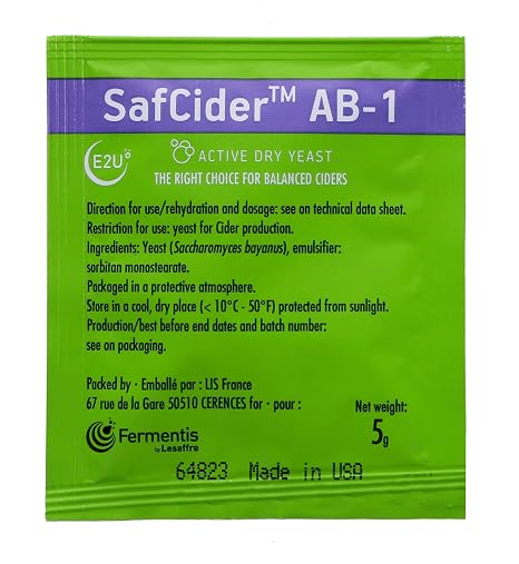 Home Brew Stuff - 2359 HomeBrewStuff Safcider Dry Beer Yeast (5 Gram Pack)
