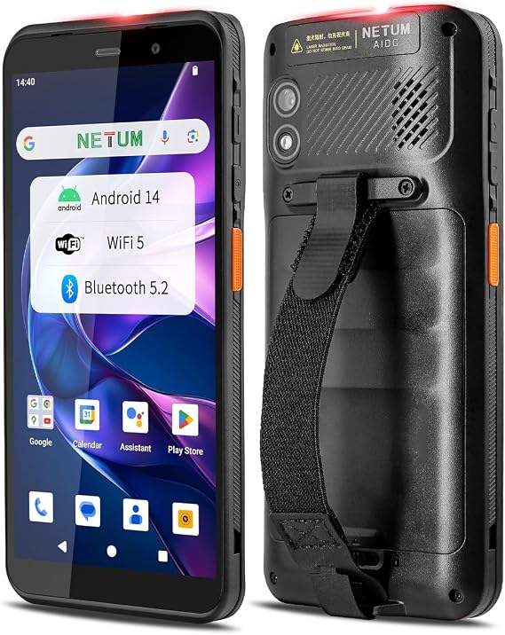 NETUM Android 14 Handheld Barcode Scanner Mobile Computer