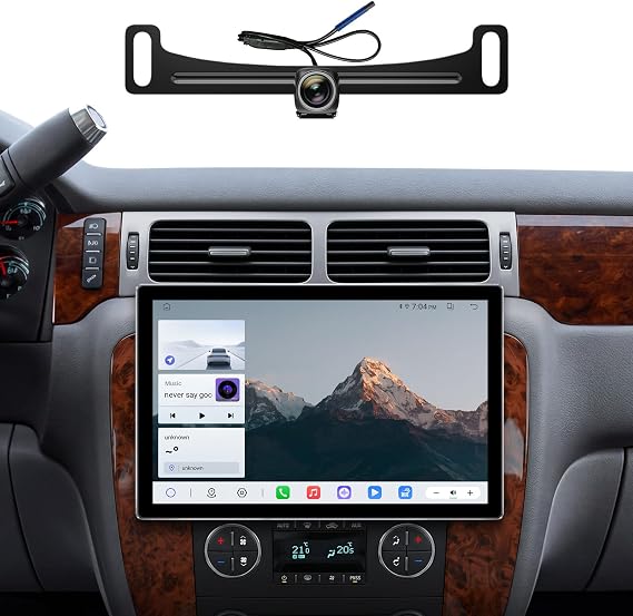 11.5\\\'\\\'Car Radio for GMC Yukon Chevrolet Silverado 2007-2013 Tahoe Sierra | Wireless CarPlay & Android Auto,4GB RAM 64GB ROM,Android 13.0,5G WiFi,Bluetooth 5.4,FM/AM radio,HD Touch Screen,GPS/SWC