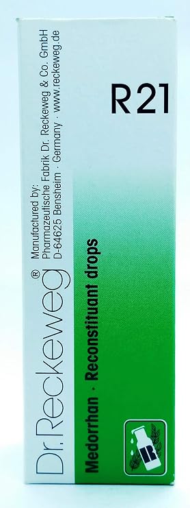 Dr.Reckeweg Germany R21 - Reconstituant drops to increase reactivity (22 ml)
