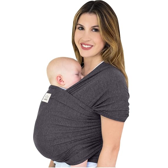 KeaBabies Baby Wrap Carrier - All in 1 Stretchy Baby Sling - Baby Carrier Sling - Baby Carrier Wraps - Baby Carriers for Newborn, Infant - Baby Holder Straps - Baby Slings - Baby Sling Wrap