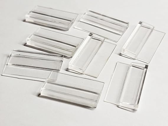 Board Game Clips, Crystal Clear 2mm Straight (8 Pack), Keep Your Boards Together!