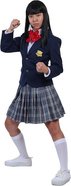 Authentic Adult Kill Bill Costume, Women's Gogo Yubari Crazy 88 Movie Character Outfit For Halloween, Cosplay