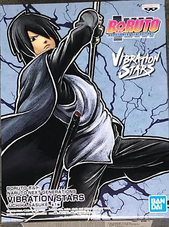 Banpresto Boruto Naruto Next Generations Vibration Stars-Uchiha Sasuke- | Naruto,Boruto 5 Inch Static Figure Vibration Stars - Uchiha Sasuke