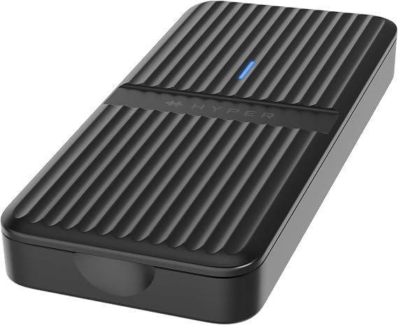 HyperDrive Next USB4 NVMe SSD Enclosure - 80Gbps USB4 v2, Thunderbolt 5 Compatible, Supports PCIe Gen4/3 Expansion Devices, Tool-Free M.2 SSD Enclosure with External Power Support, for Windows & MacOS