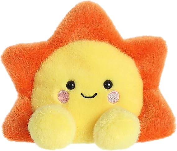 Aurora Adorable Palm PalsTM Rae SunTM Stuffed Animal - Pocket-Sized Play - Collectable Fun - Orange 5 Inches