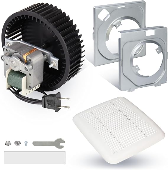 BKR60 for Broan-NuTone BKR60 Bath Fan Replacement Motor and Grille,Upgrade