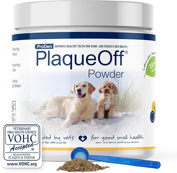 ProDen PlaqueOff Powder - Cat & Dog Tartar and Plaque Remover - 420g