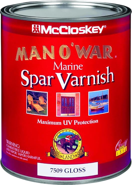 Man O' War Spar Varnish, Gloss, Quart
