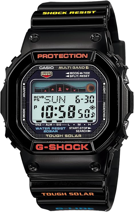 CASIO Men's GWX-5600-1JF G-SHOCK G-Lide Tough Solar Radio Controlled Watch