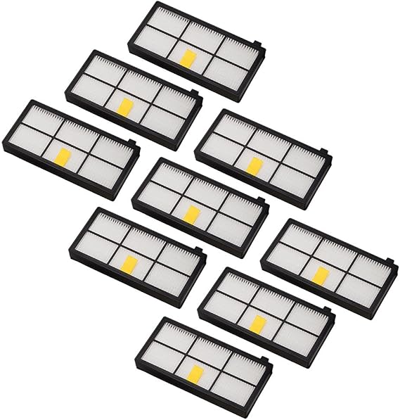 Replacement Filters Compatible with iRobot Roomba 800 and 900 Series 801 805 850 860 870 877 880 890 891 895 960 961 980 981 985 Robot Vacuums,