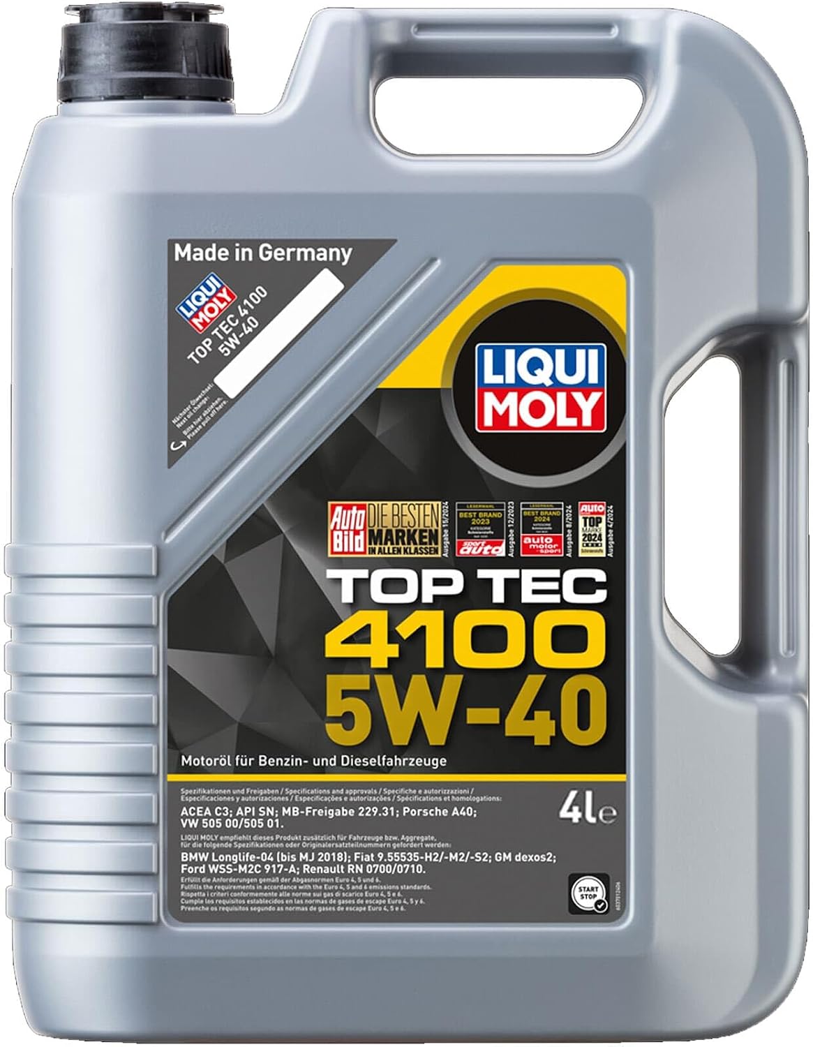 Liqui Moly 5 W40 Engine Oil 4 Litre