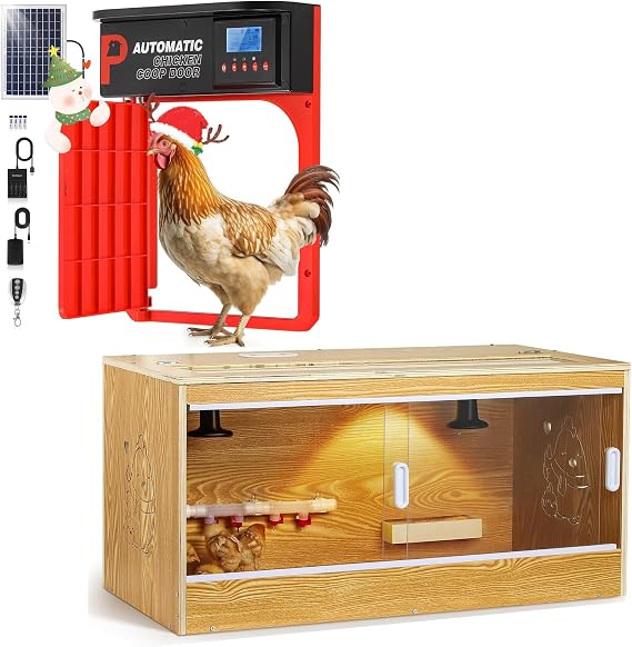 Brooder for Chicks + Automatic Chicken Coop Door