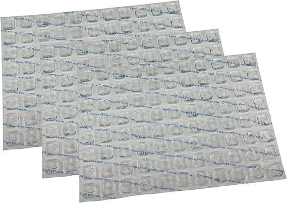 FlexiFreeze Reusable Ice Packs for Coolers Ice Sheet Freezer Packs with 88 Ice Cubes, Flexible & Cuttable (3 Pack)