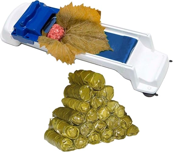 Egg Roll Maker, Vegetable Leaf Grape Leaves Roller Multi-functional DIY Plastic Home Kitchen Essentials Gadgets Grape Leaves Roller Eggroll Machine Spring Roll Maker