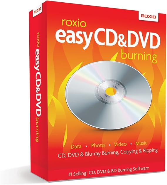 Roxio Easy CD and DVD Burning [PC Disc] [Old Version]