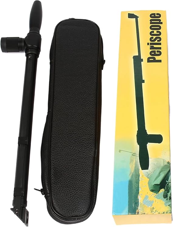 Portable Periscope HD Monocular Telescope: Adjustable 17" to 27" Weatherproof Periscope, 5X Magnification Observation Telescope for Bird Watching Hiking Concert Travelling Dead Angle