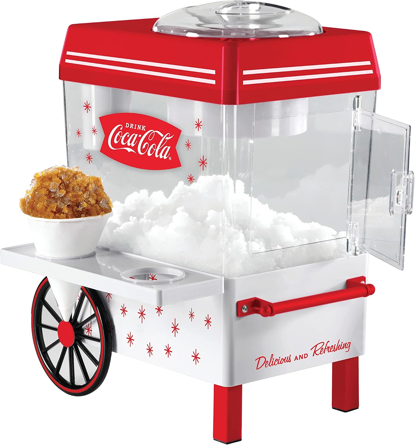 Nostalgia SCM550COKE Coca-Cola Series Snow Cone Maker, Red by Nostaglia