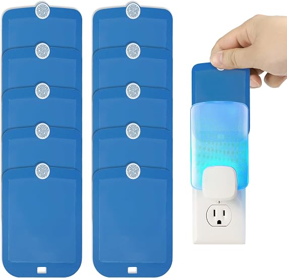 10 Pack Refill Cartridges Compatible with Raid Essentials Flying Insect Light Trap, Extra Sticky Refill Cartridges for Stem Flying Insect Light Trap for Effective Pest Control, Odorless and Pet Safe