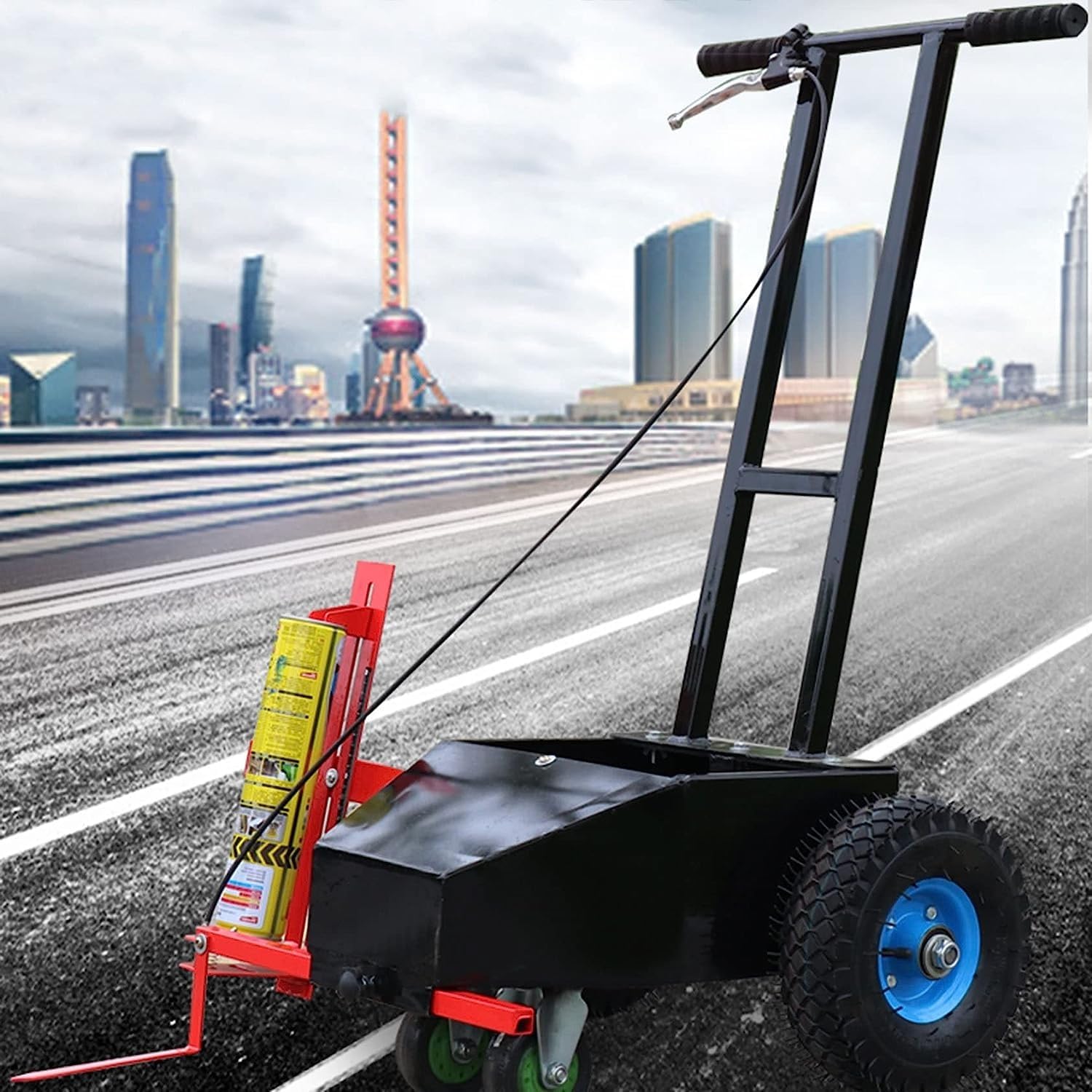Line Striping Machines Line Marking Machine Road Surface Marking Applicator Driveway Marker Spray Paint Traffic Lane Marking Tools for Floor