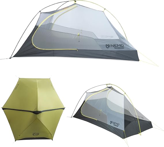 NEMO Equipment Hornet OSMO Backpacking Tent | Ultralight, Packable, Thru-Hiking, Bikepacking, Motorcycle