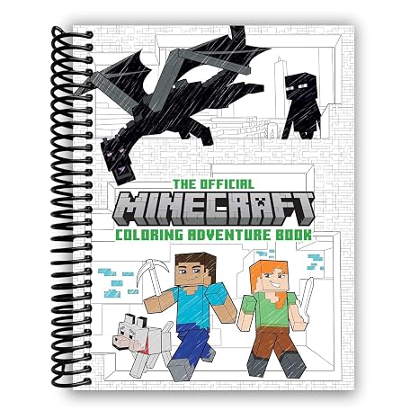 The Official Minecraft Coloring Adventures Book: Create, Explore, Color!: For Young Artists and Kids 5-10 (Gaming) [Spiral-bound] Insight Editions