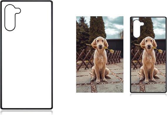 Craft Supply World | 10 PCS DIY Sublimation Phone Case for Samsung Note Plus Use with Heat Press Bulk Wholesale Blank Cases Blanks, Black