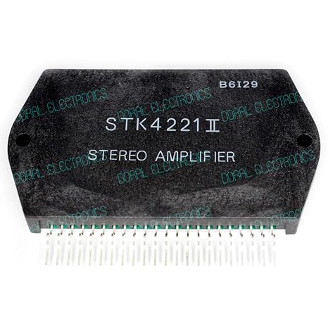 Doral Electronics STK4221II 2-Channel Stereo Amplifier IC, with Heat Sink Compound Paste
