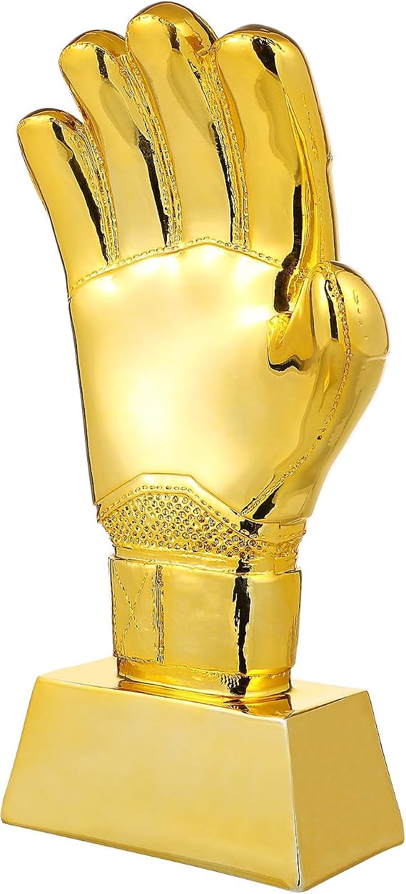 Golden Glove Football Trophy: Football Glove Trophy Desktop Soccer Match Award Cups Trophy Prop Soccer Award Cup Abs Golden Soccer Competition Prize