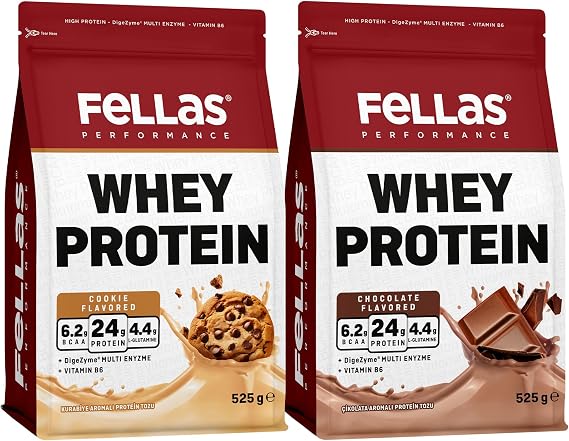 Fellas Whey Protein Powder 2-Piece Trial Pack (525g x 2)