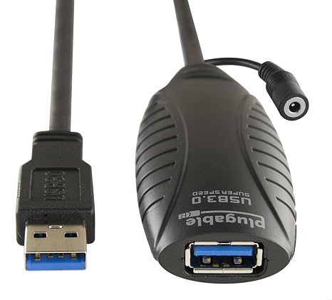 Plugable 10 Meter (32 Foot) USB 3.0 Active Extension Cable