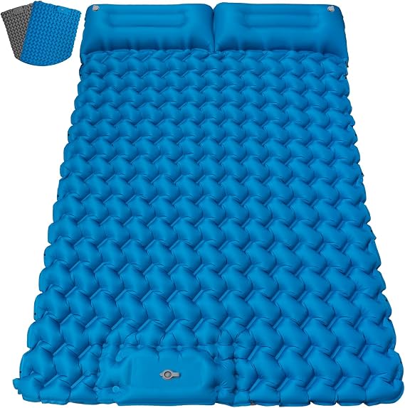 Sleeping Pad Double 200x130 cm Ultralight Inflatable Camping Mat Outdoor