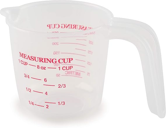 Norpro 1 Plastic Measuring Cup, Multicolored